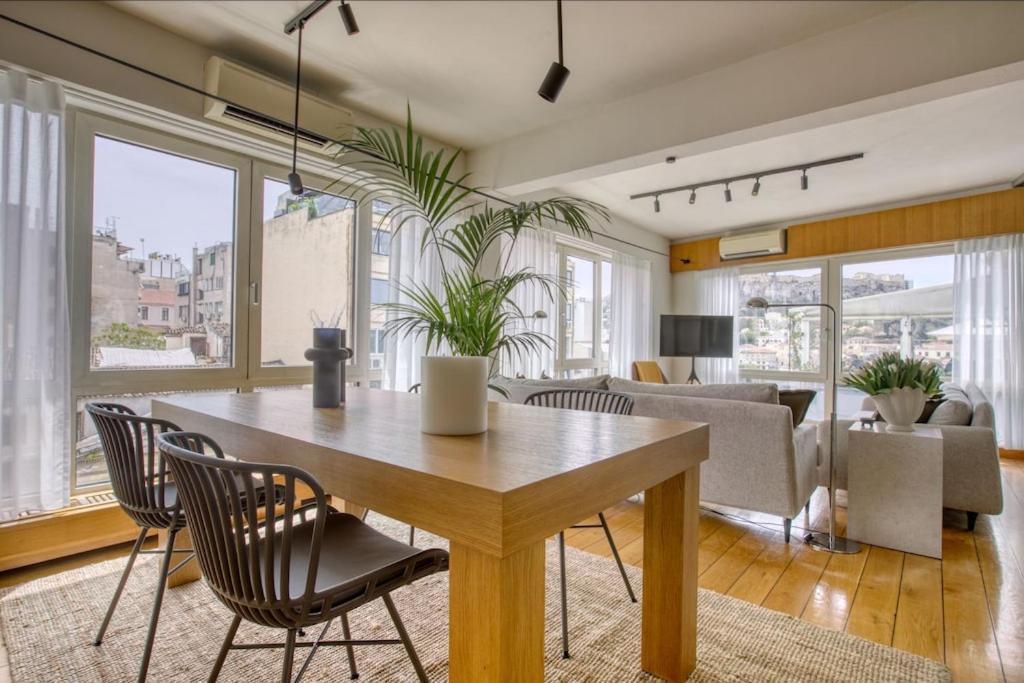 Sunny Luxury Loft,Stunning Acropolis View, Jacuzzi Leilighet Athen Eksteriør bilde