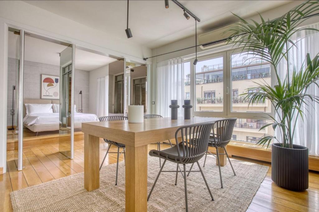 Sunny Luxury Loft,Stunning Acropolis View, Jacuzzi Leilighet Athen Eksteriør bilde