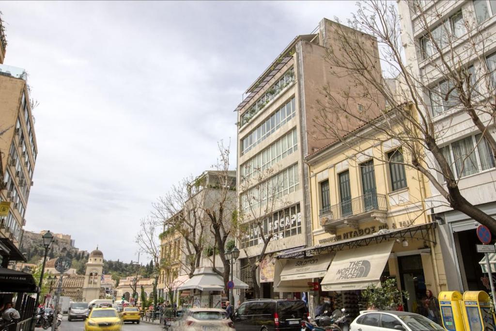 Sunny Luxury Loft,Stunning Acropolis View, Jacuzzi Leilighet Athen Eksteriør bilde