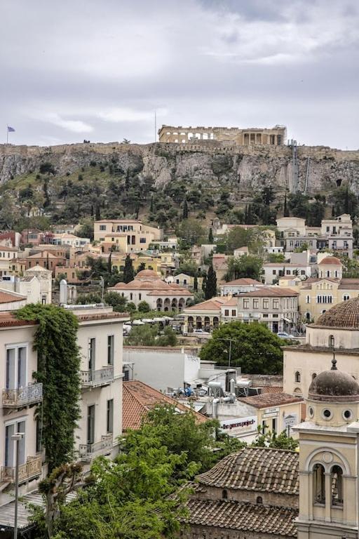 Sunny Luxury Loft,Stunning Acropolis View, Jacuzzi Leilighet Athen Eksteriør bilde