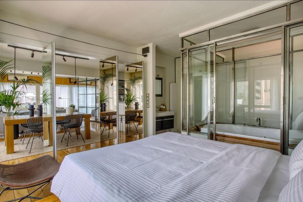 Sunny Luxury Loft,Stunning Acropolis View, Jacuzzi Leilighet Athen Eksteriør bilde