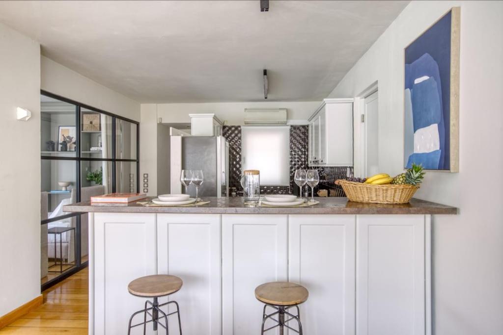 Sunny Luxury Loft,Stunning Acropolis View, Jacuzzi Leilighet Athen Eksteriør bilde