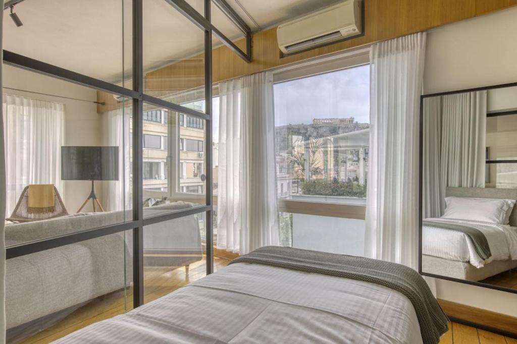 Sunny Luxury Loft,Stunning Acropolis View, Jacuzzi Leilighet Athen Eksteriør bilde
