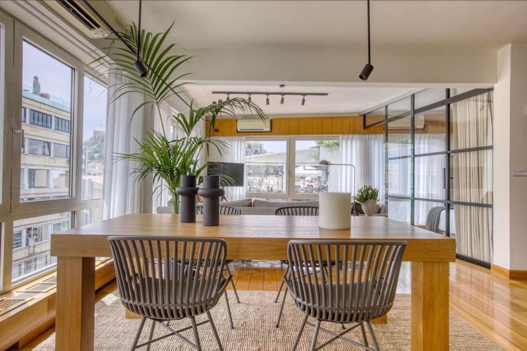 Sunny Luxury Loft,Stunning Acropolis View, Jacuzzi Leilighet Athen Eksteriør bilde
